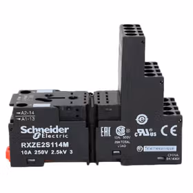 施耐德电气 插拔式中间继电器+基座；RXZE2S114M+RXM4AB1P7