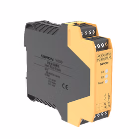 胜蓝SiRON 安全继电器模块，一组瞬时安全常开一组报警触点常闭;   Y800