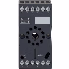 施耐德电气 中间继电器附件,3CO配套插座,有插件接口,12A,混合式,圆针；RUZC3M