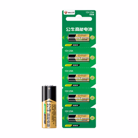 公牛 无汞碱性高能干电池（卡装/5粒/12V)；PC12V23A
