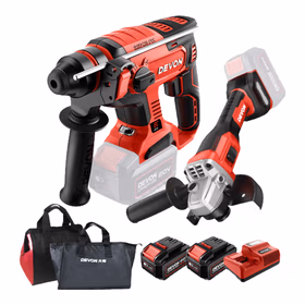 大有大有20V锂电电锤角磨机切割机混凝土切墙机5401+2906双电5.0闪充