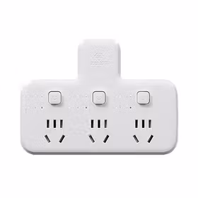 公牛 一转三转换插头 插座电源转换器品字型 3位分控 10A 250V ； GN-96033