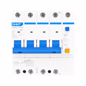 正泰 剩余电流动作断路器；NXBLE-63YH 4P C10 30mA A型