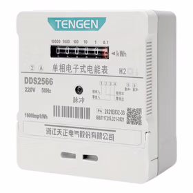 天正电气  DDS2566 系列电子表；DDS2566 220V 5(20)A 2级(祥云3.0)