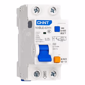 正泰 剩余电流动作断路器；NXBLE-63YH 1P+N C32 300mA 6kA