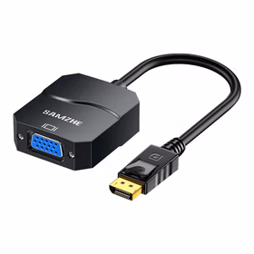山泽(SAMZHE) PG01 DP转VGA视频转换器 黑色
