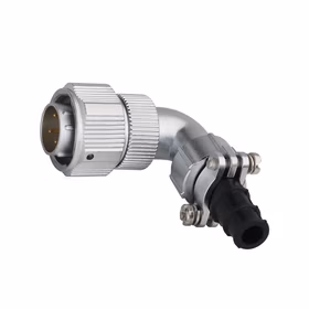 威浦 WY16型4针弯式双压板电缆插头；WY16J4TV