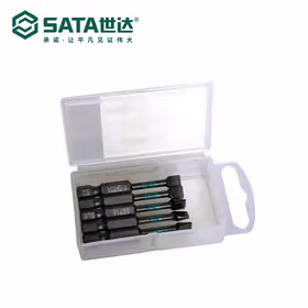 世达 10件套6.3MM系列50MM长抗冲击一字旋具头3MM；59713