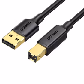 绿联(UGREEN) USB2.0打印线 外观升级 A公对B公  3米单磁环,5米双磁环线规:AWGOD:4.5MM3米铝箔袋包装；10351