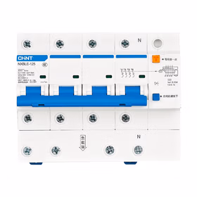 正泰 剩余电流动作断路器；NXBLE-125 4P C80 30mA