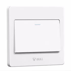 公牛 一开双控墙壁开关 86型面板；G07K112C 白色 暗装