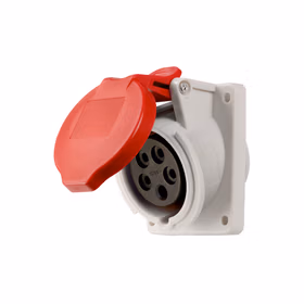 威浦 R32A5极IP44暗装斜式插座；TYPR3823