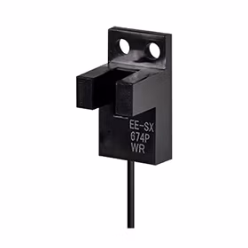 欧姆龙 导线引出型微型光电传感器；EE-SX674-WR 1M