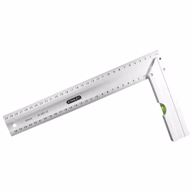 史丹利 带水泡铝直角尺300X164mm；35-352