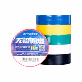 正泰 电气绝缘胶带0.16mm&times;18mm&times;10m（红,黄,蓝,绿,黑，随机发）；NET2-02109-01