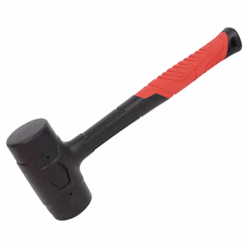 得力 专业级防震橡皮锤   45mm；DL445045Z