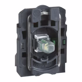 施耐德电气 白色带灯底座220V AC+1NO触点模块；ZB5AW0M11C