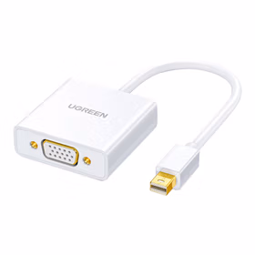 UGREEN/绿联 Mini DP转VGA转换器 10458 白色 个