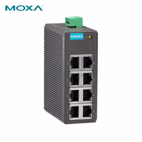 Moxa 8口非网管百兆工业以太网交换机；EDS-208