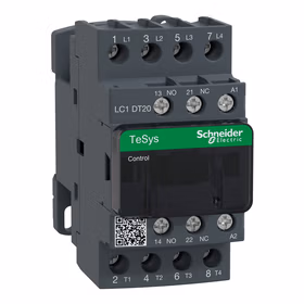 施耐德电气 国产TeSys D系列四极接触器,9A,220V,50/60Hz；LC1DT20M7C