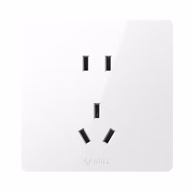 公牛 明装大板五孔插座 86型 10A 250V；G59Z223