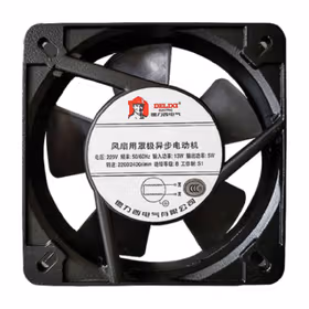 德力西电气 电气材料；轴流风机 120*120*25 直流24V 高速 滚珠 配防护网 过滤网（排风）