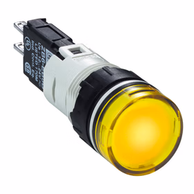 施耐德电气 圆形黄色(LED12～24V) 16mm指示灯；XB6AV5BB