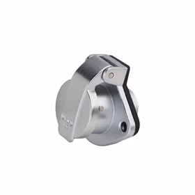 威浦 WY20型4孔两孔法兰插座；WY20K4ZG，（插座带护盖）