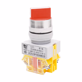 天正 蘑菇头按钮 红 自锁 1NO+1NC；LAY7-11ZS/1 自锁 红