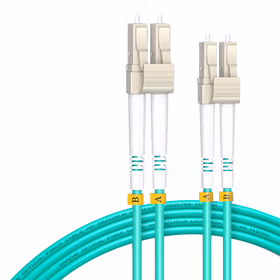 山泽(SAMZHE) G4-LCLC05 光纤跳线 LC-LC OM4多模双芯 5米