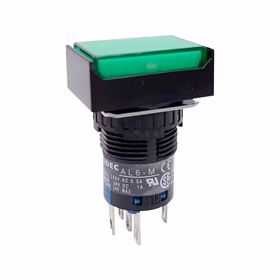 和泉 按钮,绿色；AL6M-M14PGC