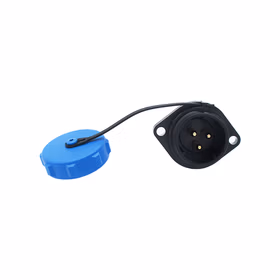 威浦 SP21型3针两孔法兰插座；SP2113/P3，（插座带护盖）