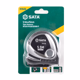 世达 凯钛系列包胶型钢卷尺 5.5Mx25MM；91343A