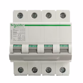 施耐德电气 小型断路器；Osmart K MCB 4.5kA 230V 4P D 63A