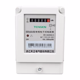天正电气  DDS686系列DD系列电子表；DDS686-4G(A7) 220V 5(30)A 2级新型
