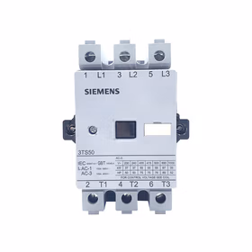 西门子 接触器AC50HZ,220V 105A 55kW 辅助触点：2个常开触点+2个常闭触点,规格4；3TS50220XM0