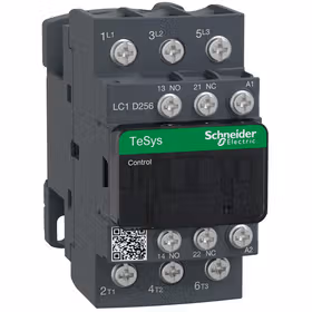 施耐德电气 国产TeSys D系列三极交流接触器,25A,220V,50/60Hz,环形端子；LC1D256M7C