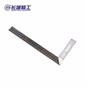 长城精工 1A系列锌合金座不锈钢角尺,300mm；GWS-30A