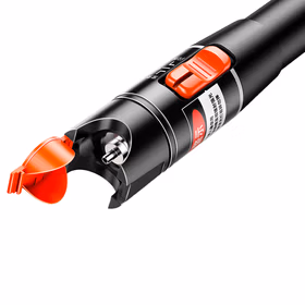 山泽（SAMZHE）10公里红光光纤测试笔 10MW通光笔/打光笔/故障测试仪探测笔 专用LC接头光缆通用 GQB-L10W