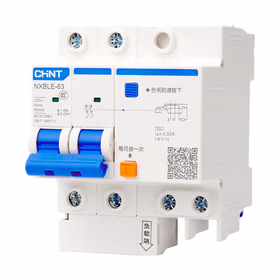 正泰 剩余电流动作断路器；NXBLE-63 2P C32 30mA 6kA