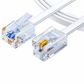山泽(SAMZHE) DH-2002L2芯多股6P2C无氧铜电话线2米