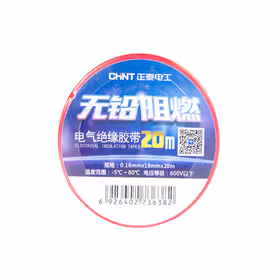 正泰 电气绝缘胶带0.16mmX18mmX20m红；NET2-02203