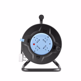 公牛 移动卷线盘接线盘线缆盘带过热保护拖线板插排接线板 4位五孔 1平20米线 10A 250V；GN-8030 20M