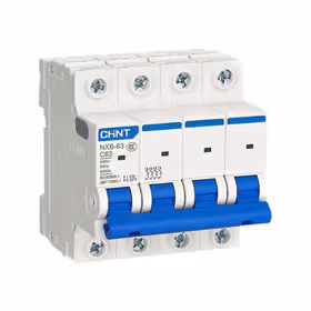 正泰 小型断路器；NXB-63 4P C3
