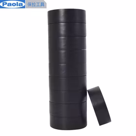 保拉(Paola) 5米*10卷PVC电气绝缘胶带 黑色电工胶布 无铅阻燃防水胶布耐高压耐磨5810