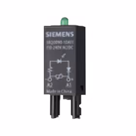 西门子 3RQ0系列 插拔针式继电器附件 浪涌抑制器 可变电阻 6-24V AC/DC 带LED；3RQ00901DA13