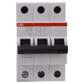 ABB SH200系列微型断路器；SH203-C16