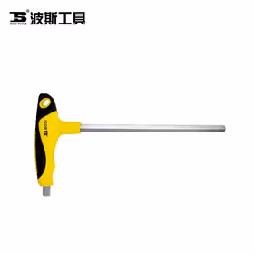 波斯 双色柄T型球头内六角扳手12mm；BS428112