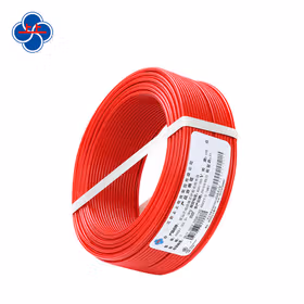 上上 铜芯聚氯乙烯绝缘硬电线 BV-450/750V-1X6 红色 100米/卷