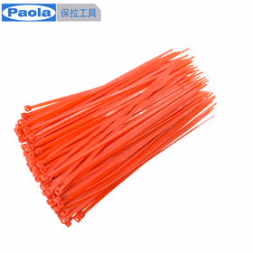 保拉(Paola) 红色尼龙扎带3.6&times;250mm（100根）捆/绑/理/束线带5865